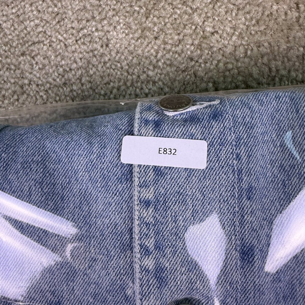 Arizona Jean Company Women's Denim Jean Jacket Size Large 14 Light Blue VTG E832 - Picture 10 of 10